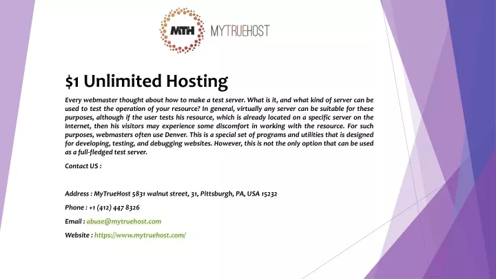 1 unlimited hosting