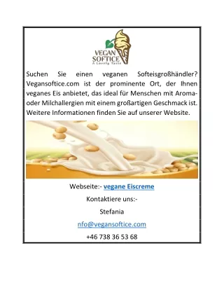 vegane Eiscreme