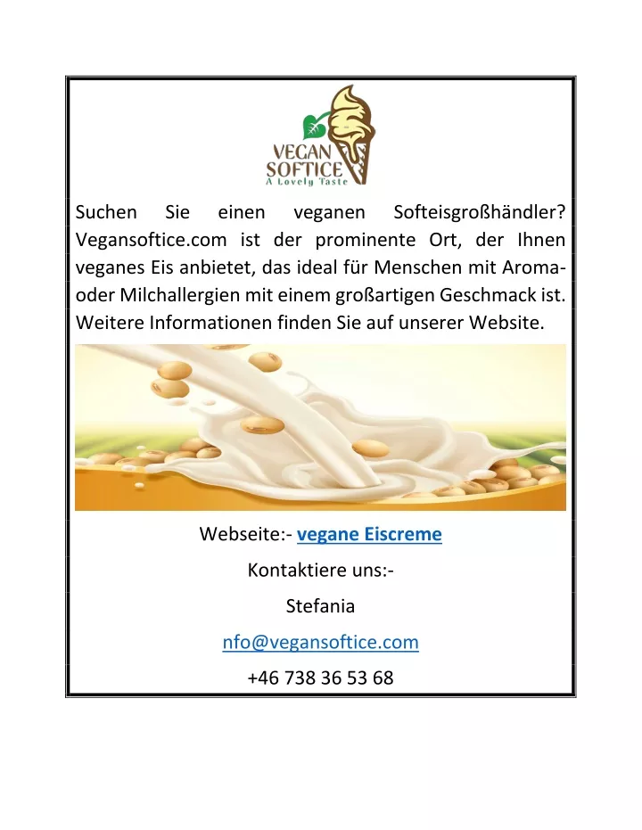 suchen vegansoftice com ist der prominente