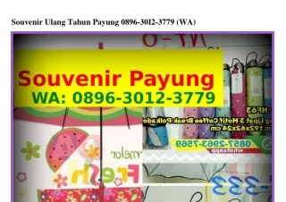 Souvenir Ulang Tahun Payung 08ᑫ6_301ᒿ_377ᑫ{WA}