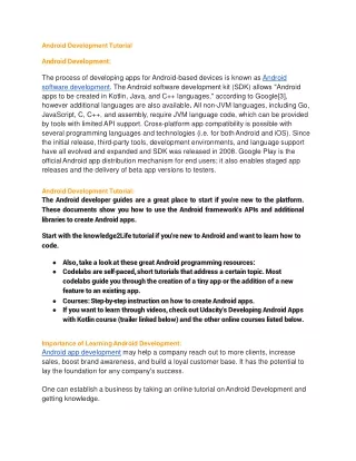 Android Development Tutorials.docx