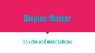 display master