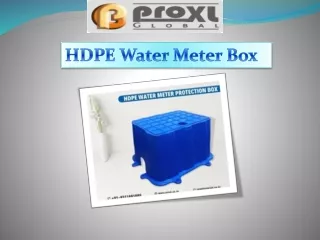 hdpe water meter box