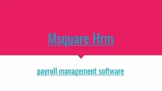 Msquarehrm