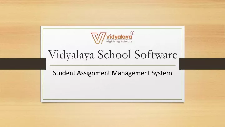 vidyalaya school software