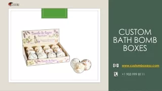 Eco friendly bath bomb packaging boxes in London, UK