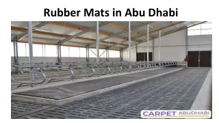 rubber mats in abu dhabi