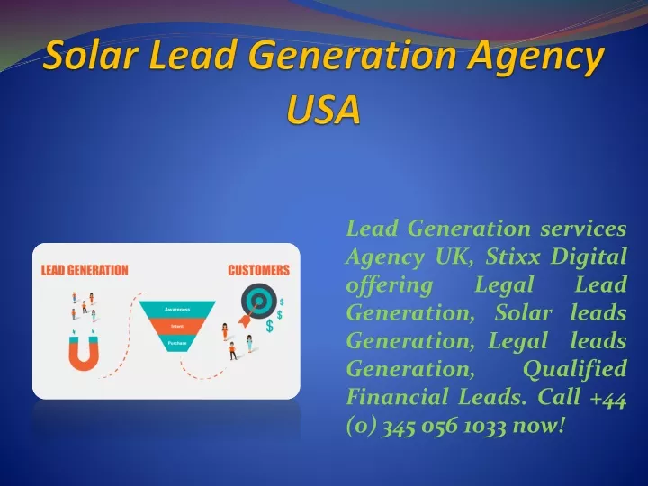 solar lead generation agency usa