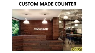 custom made counter