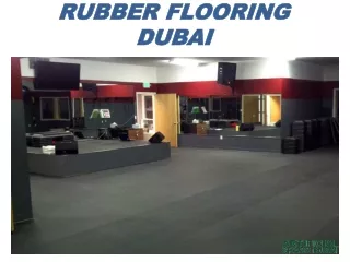 rubber flooring dubai