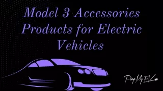 Model 3 Products for Electric Vehicles | Pimp My EV