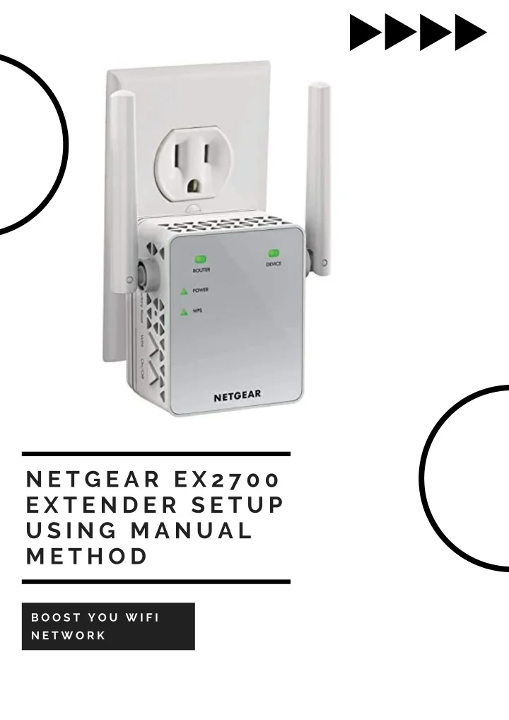 Ripetitore WiFi Netgear EX2700 N300 Per 1-2 Stanze | Copertura 30mq, 5 Dispositivi, Porta Ethernet, Configurazione WPS