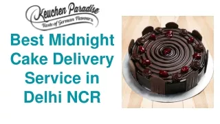 Best Midnight Cake Delivery Service in Delhi NCR