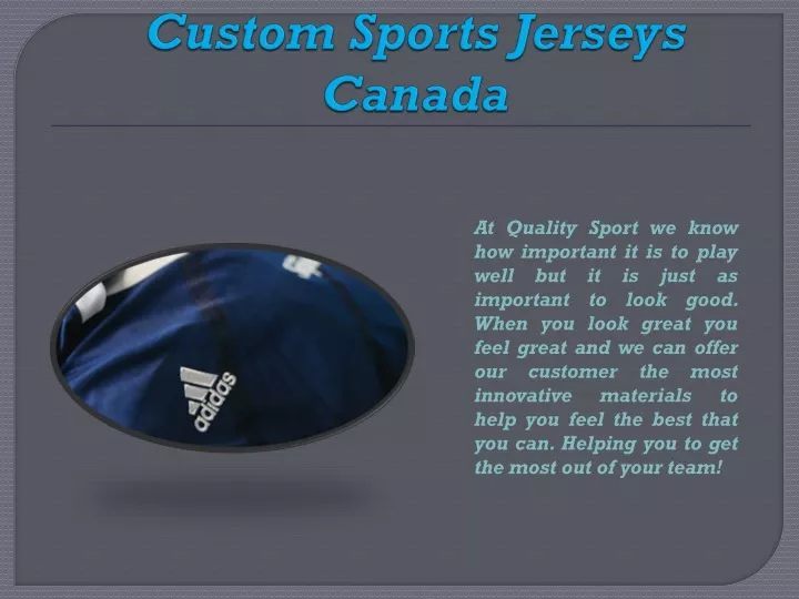 custom sports jerseys canada