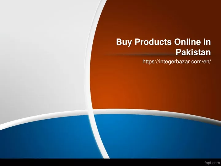 buy products online in pakistan