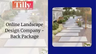 Modern Backyard Landscape Design Tilly Design