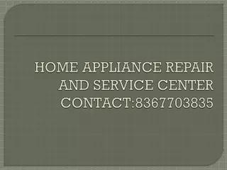 HOME APPLIANCE REPAIR AND SERVICE CENTER 17