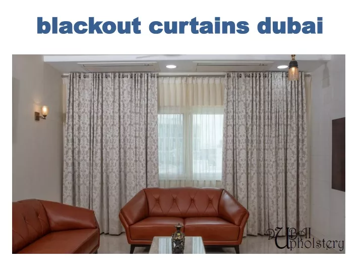 blackout curtains dubai