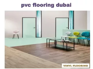 pvc flooring dubai