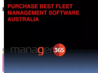 Manager365 Car rental software Australia