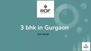 3 bhk in gurgaon
