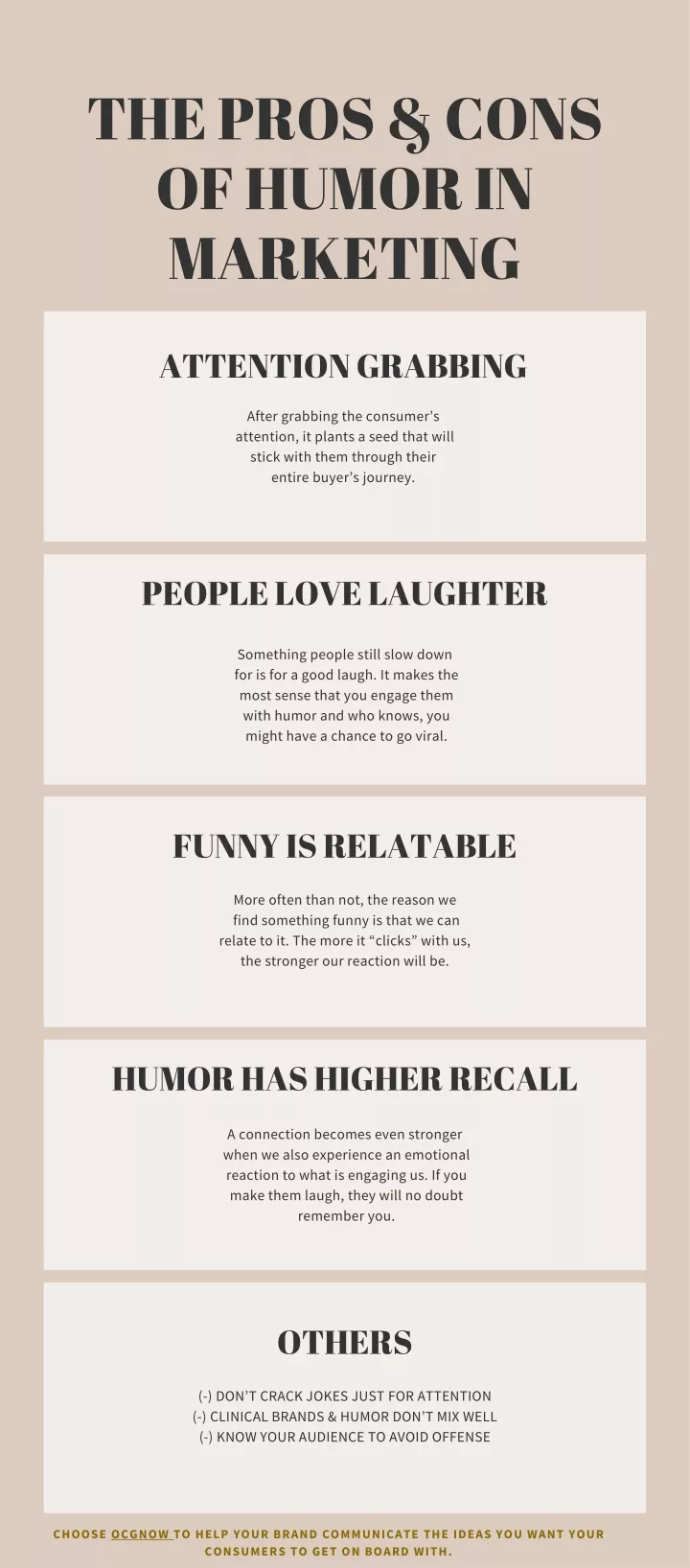 the pros cons of humor in marketing