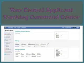 your central applicant tracking command center