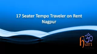 17 Seater Tempo Traveler Rent Nagpur