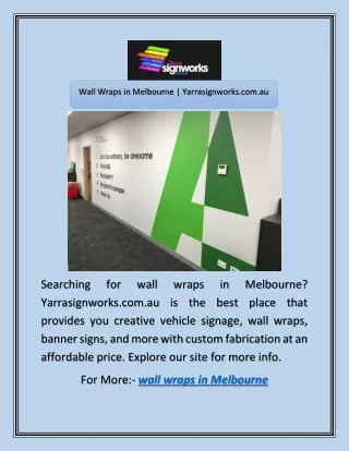 wall wraps in melbourne yarrasignworks com au