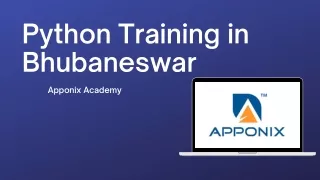 Python Training in bhubaneswar