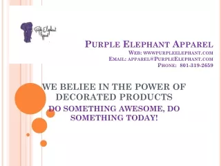 Purple Elephant Apparel