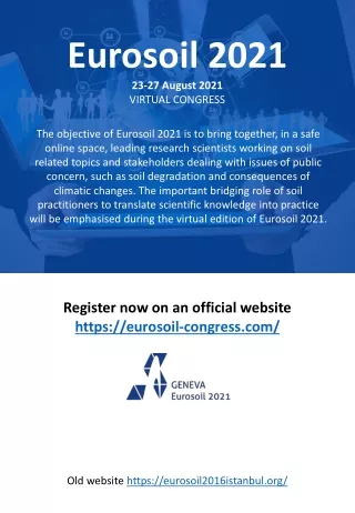 eurosoil 2021 23 27 august 2021 virtual congress