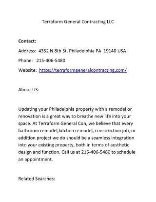 terraform general contracting llc