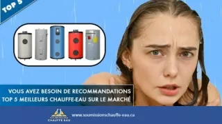 Découvrez notre top 5 des meilleurs chauffe-eau
