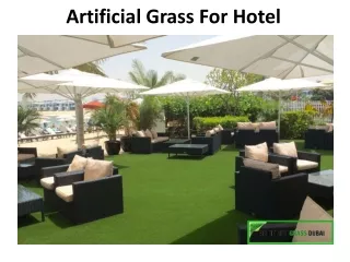 artificial grass for hotel