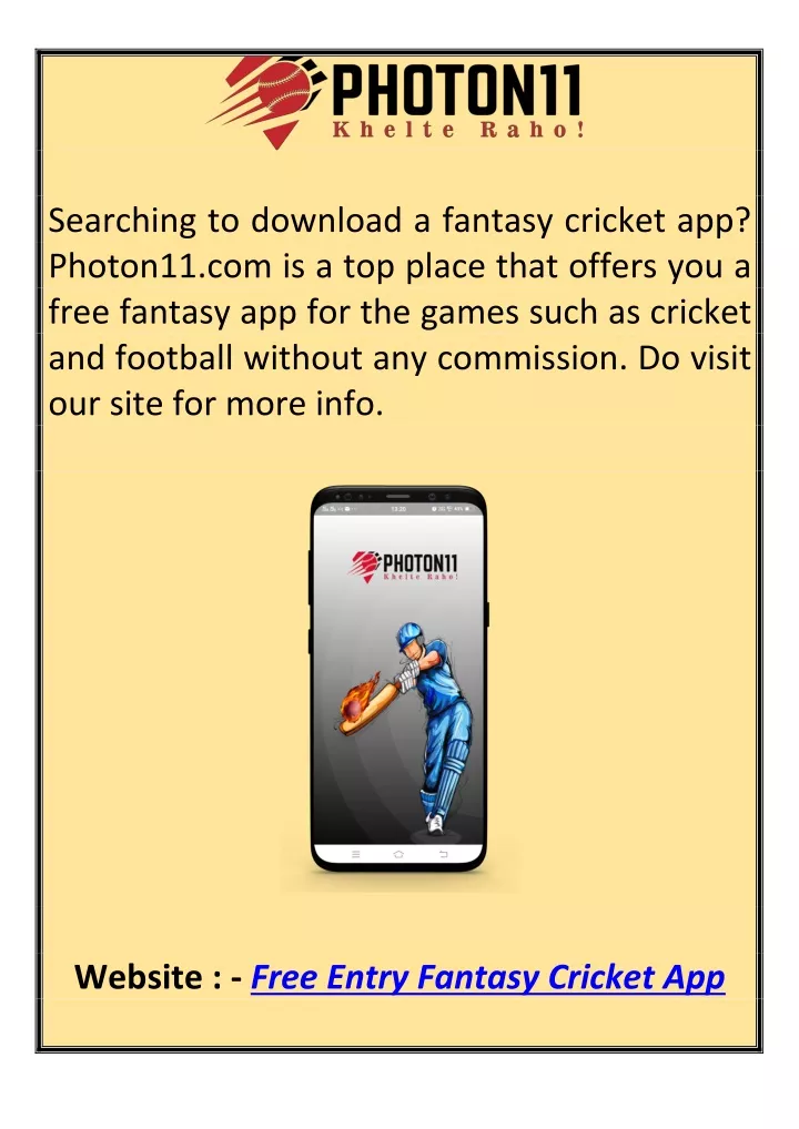 searching to download a fantasy cricket