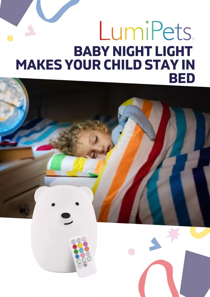 baby night light makes your child stay in