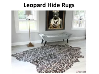 leopard hide rugs