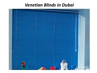 venetian blinds in dubai