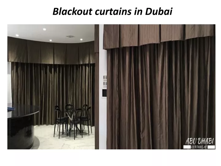 blackout curtains in dubai