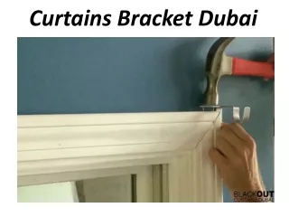 curtains bracket dubai