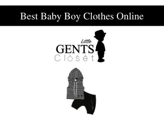 Best Baby Boy Clothes Online