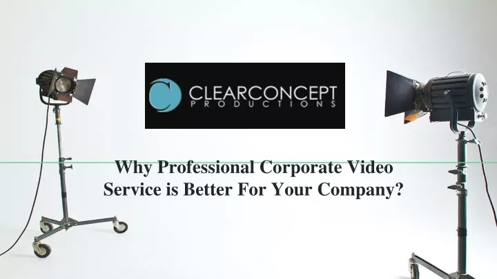 why professional corporate video service is better for your company