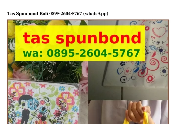 tas spunbond bali 0895 2604 5767 whatsapp