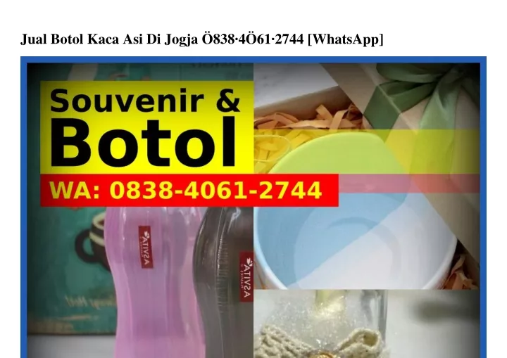 jual botol kaca asi di jogja 838 4 61 2744