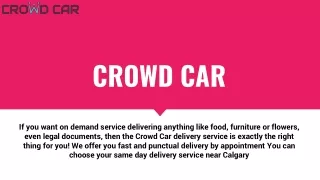crowd car