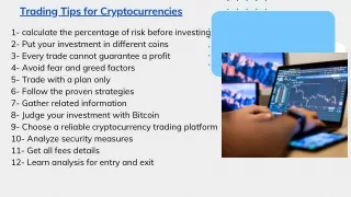 Trading Tips for Cryptocurrencies