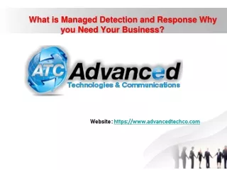 Managed Detection and Response - AdvancedTechCo