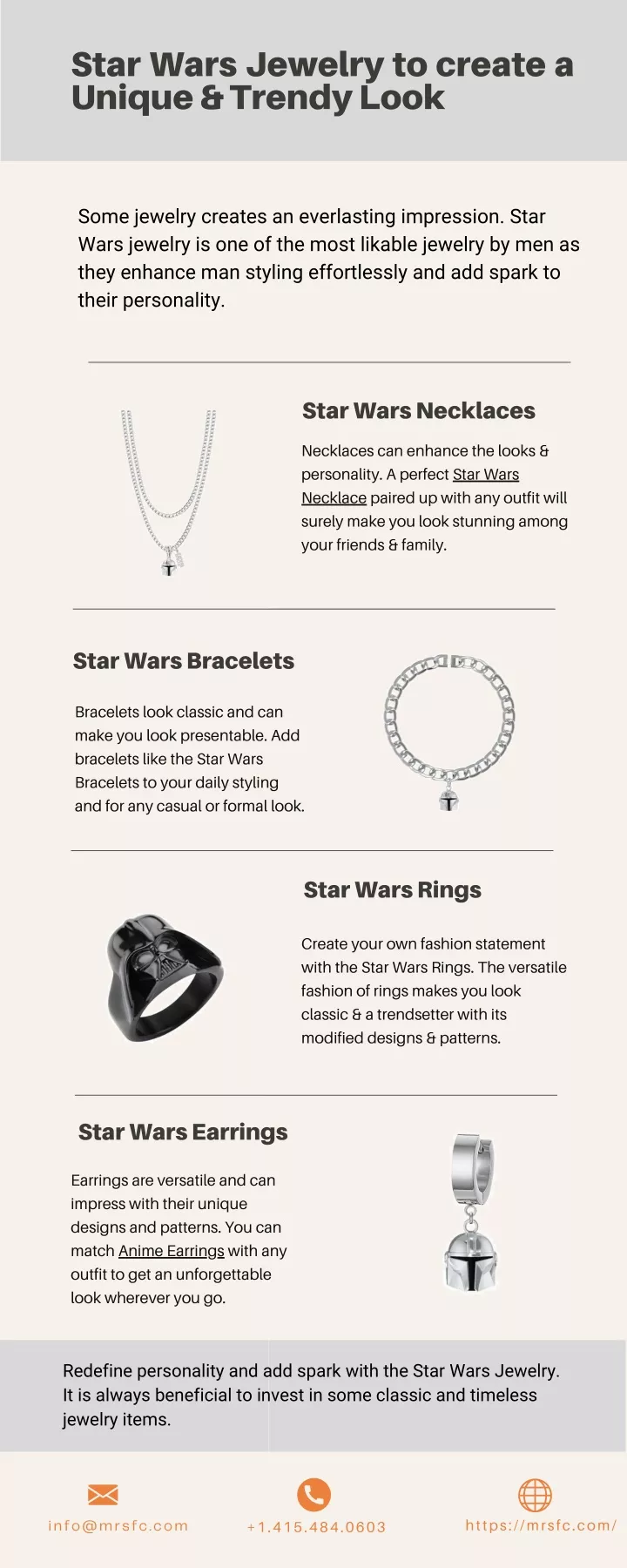 star wars jewelry to create a unique trendy look