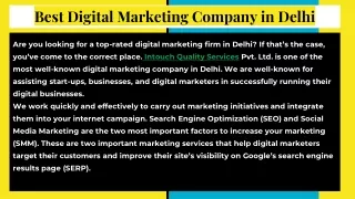 Best Digital Marketing Company in Delhi